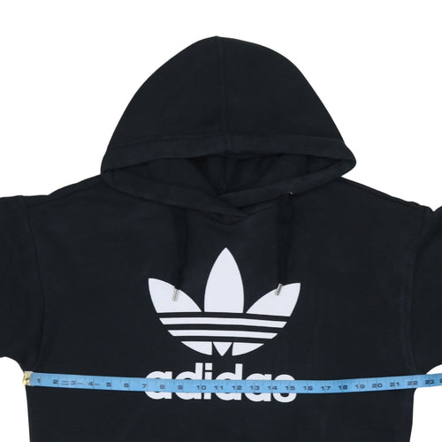 Adidas Men's Black Trefoil Pullover Hoodie Size S