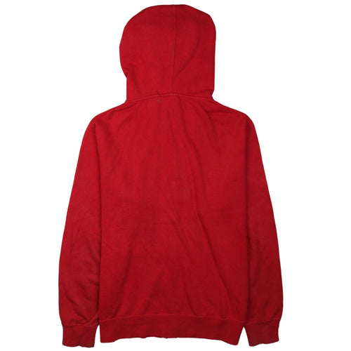 DC Shoes Men's Red Full Zip Hoodie Size S Skate Style