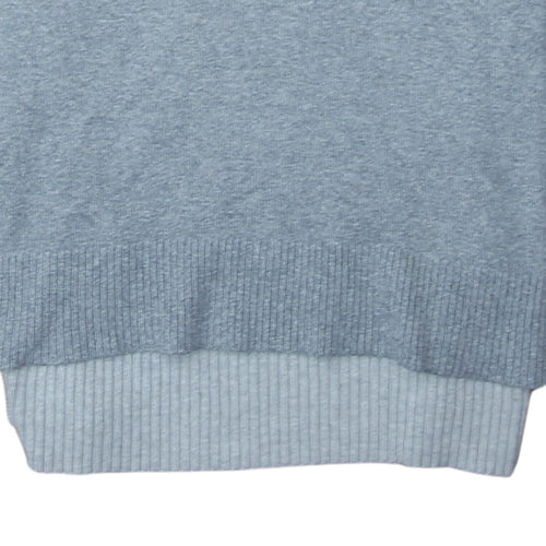Tommy Hilfiger Men’s Grey Logo Crew Neck Pullover Jumper Size M