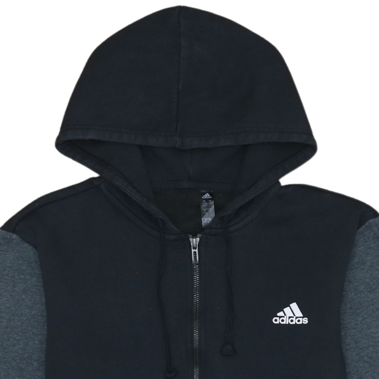 Adidas Men's Black Full Zip Hoodie Small Regular Fit