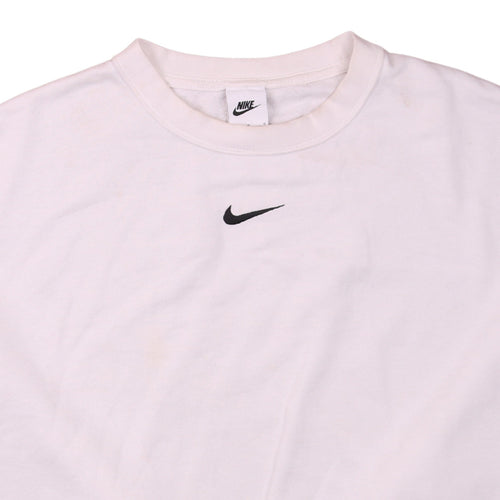 Nike Women’s White Crew Neck Pullover Sweatshirt Size L