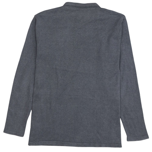 Fersten Worldwide Womens Grey V-Neck Long Sleeve Pullover Jumper XL