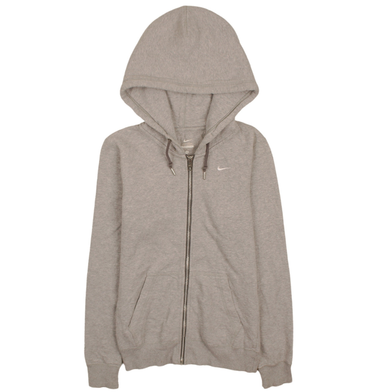 Nike Men's Grey XS Full Zip Hoodie Sweatshirt