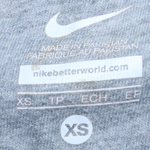 Nike Men's Grey XS Full Zip Hoodie Sweatshirt