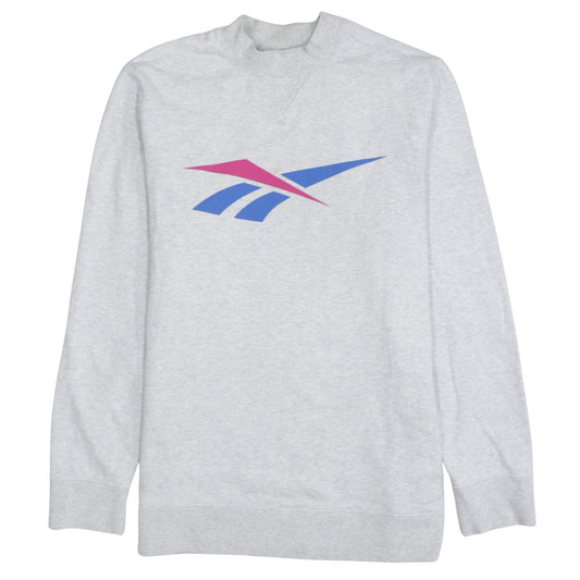 Reebok Classic Women's Grey Logo Sweatshirt Size M Pullover