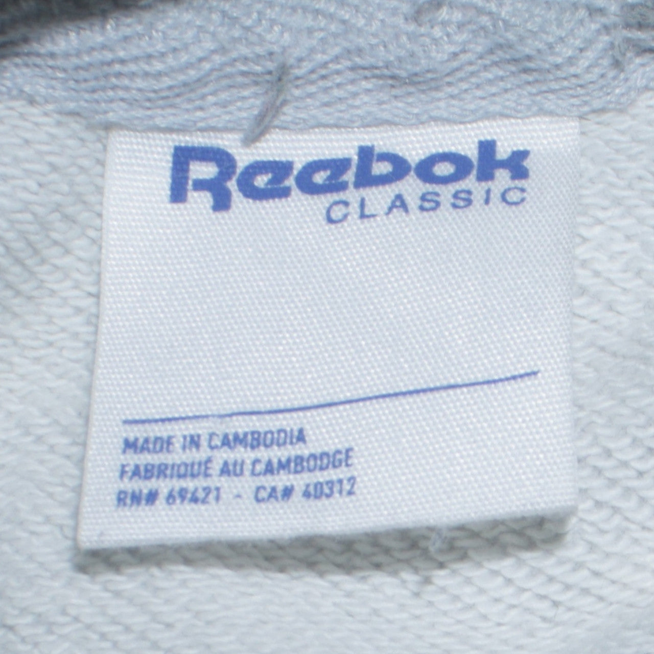Reebok Classic Women's Grey Logo Sweatshirt Size M Pullover