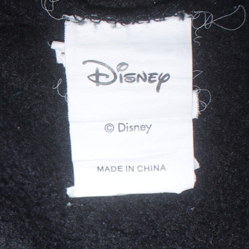 Disney Womens Black XL Crew Neck Pullover Sweatshirt Mickey Logo Print