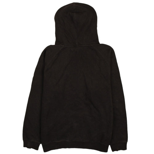Under Armour Mens Black Loose Fit Pullover Hoodie Size S CENTURY Print