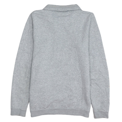 Nike Air Women's Grey 1/4 Zip Pullover Sweatshirt XS