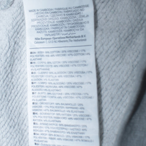 Nike Air Women's Grey 1/4 Zip Pullover Sweatshirt XS