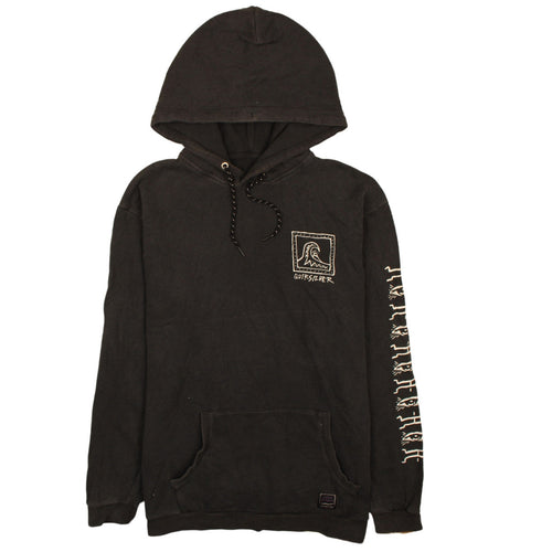 Quiksilver Men’s Black XL Pullover Hoodie with Snake Graphic