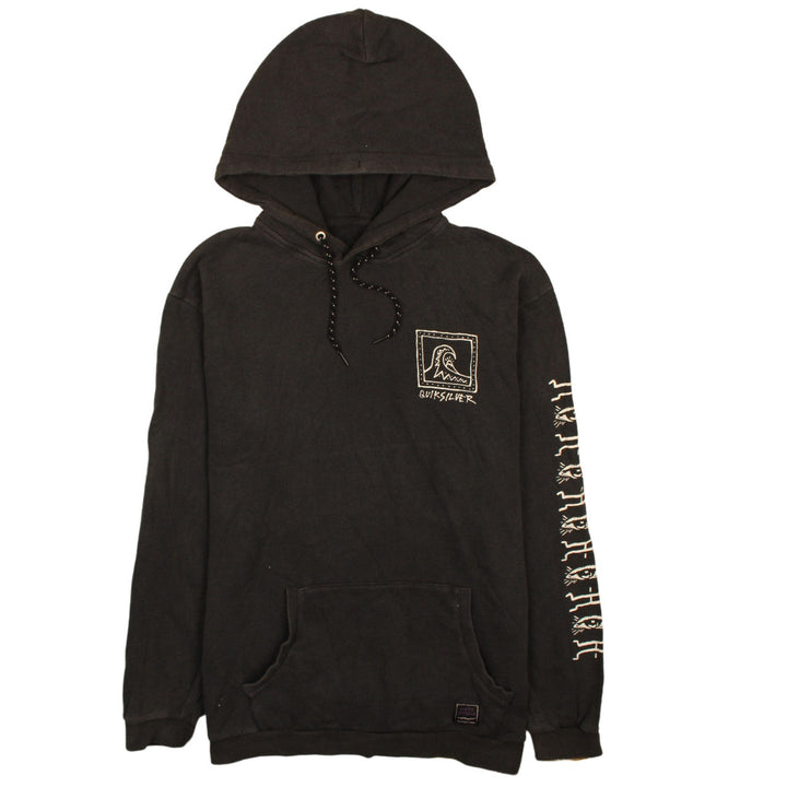 Quiksilver Men’s Black XL Pullover Hoodie with Snake Graphic