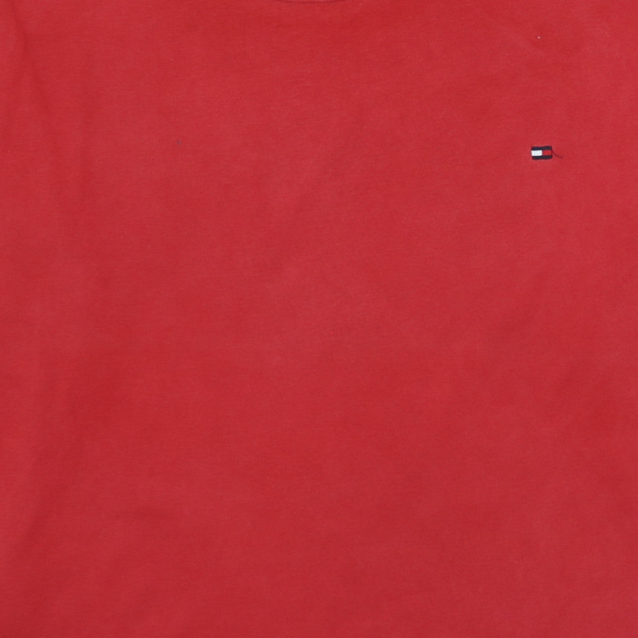 Tommy Hilfiger Red Long Sleeve Crew Neck Cotton T-Shirt 2XL
