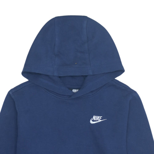 Nike Boys Blue Pullover Hoodie XL 158-170cm Standard Fit Logo