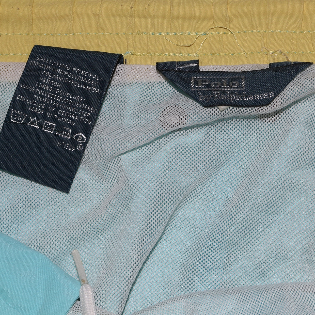 Ralph Lauren Men’s Blue Swim Shorts Size S Elastic Waist Quick Dry