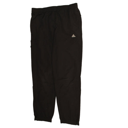 Adidas Men's Black M Track Pants Elastic Waist Quick Dry Activewear