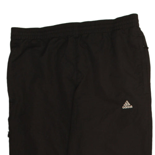 Adidas Men's Black M Track Pants Elastic Waist Quick Dry Activewear