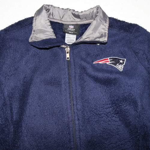 NFL Team Apparel Girls Blue Fleece Zip Jacket Size 14 Teens