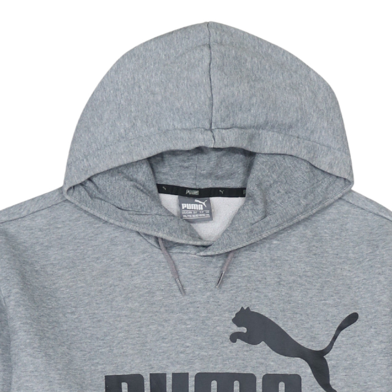 Puma Men’s Grey 2XL Pullover Hoodie with Logo Graphic