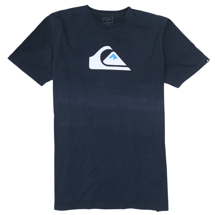 Quiksilver Men's Blue Short Sleeve Cotton Graphic T-Shirt M
