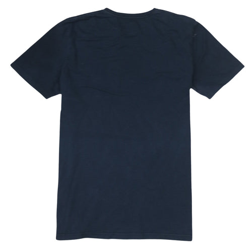 Quiksilver Men's Blue Short Sleeve Cotton Graphic T-Shirt M