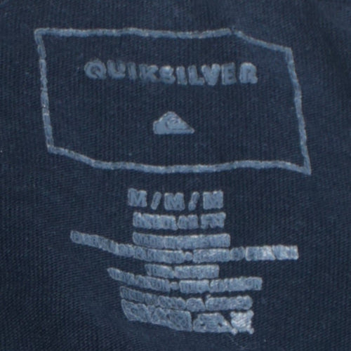 Quiksilver Men's Blue Short Sleeve Cotton Graphic T-Shirt M