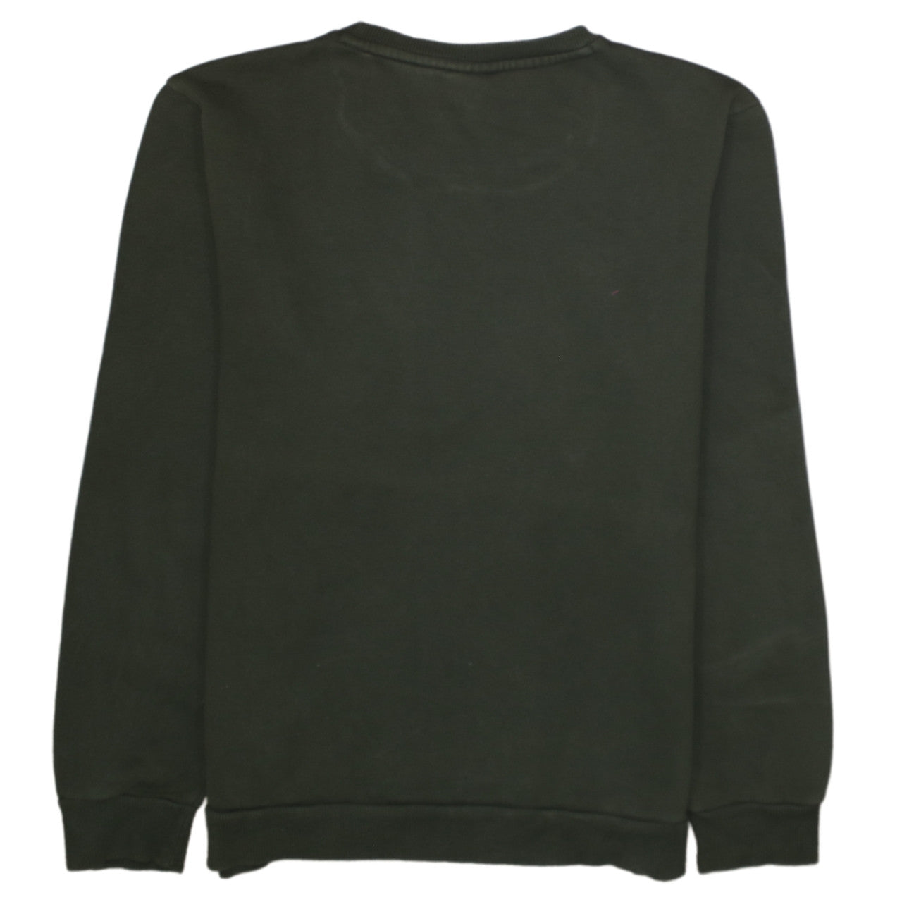 Puma Men's Green Small Crew Neck Pullover Sweatshirt