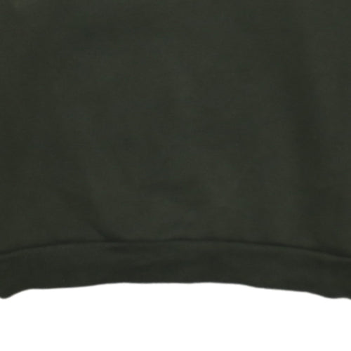 Puma Men's Green Small Crew Neck Pullover Sweatshirt
