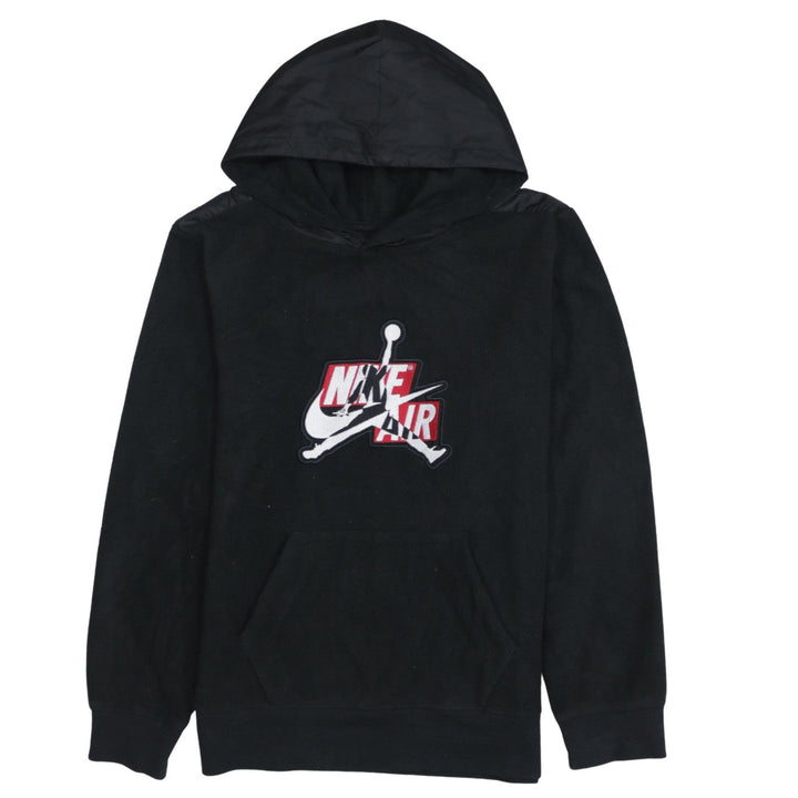 Jordan Nike Air Boys Black Pullover Hoodie Size 12-13 Years Cotton Blend