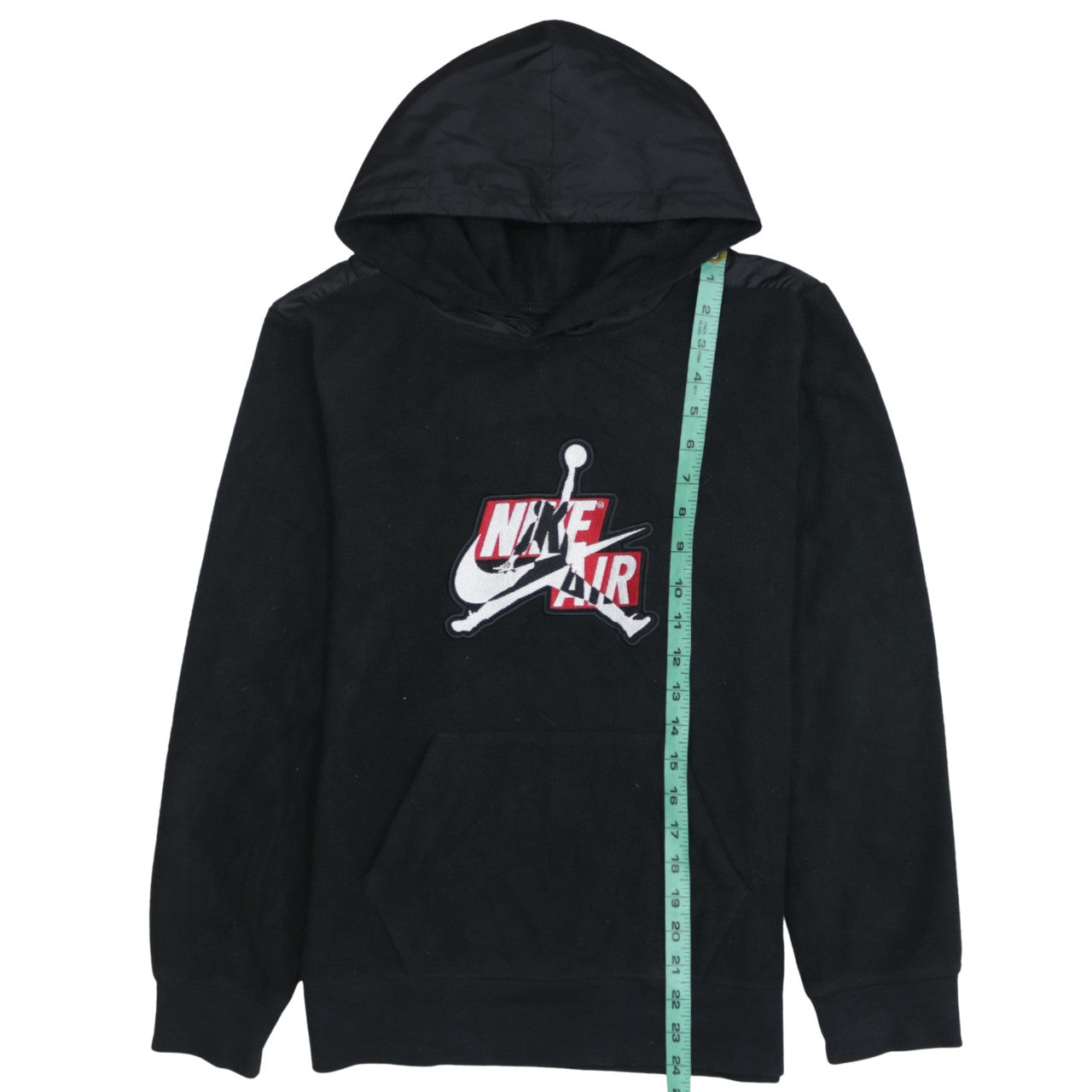 Jordan Nike Air Boys Black Pullover Hoodie Size 12-13 Years Cotton Blend