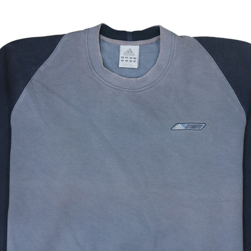 Adidas Men’s Blue XL Pullover Sweatshirt Crew Neck Sportswear