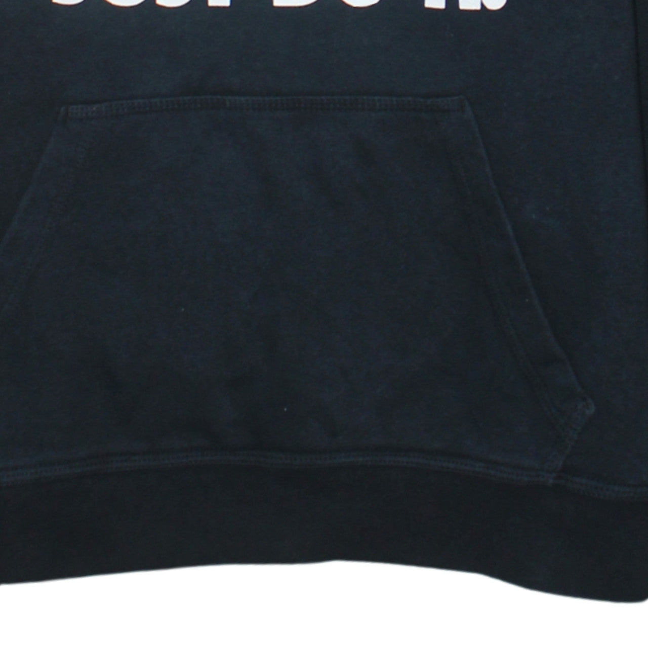 Nike Boys Black Pullover Hoodie 12-13 Years Just Do It Logo Sweatshirt