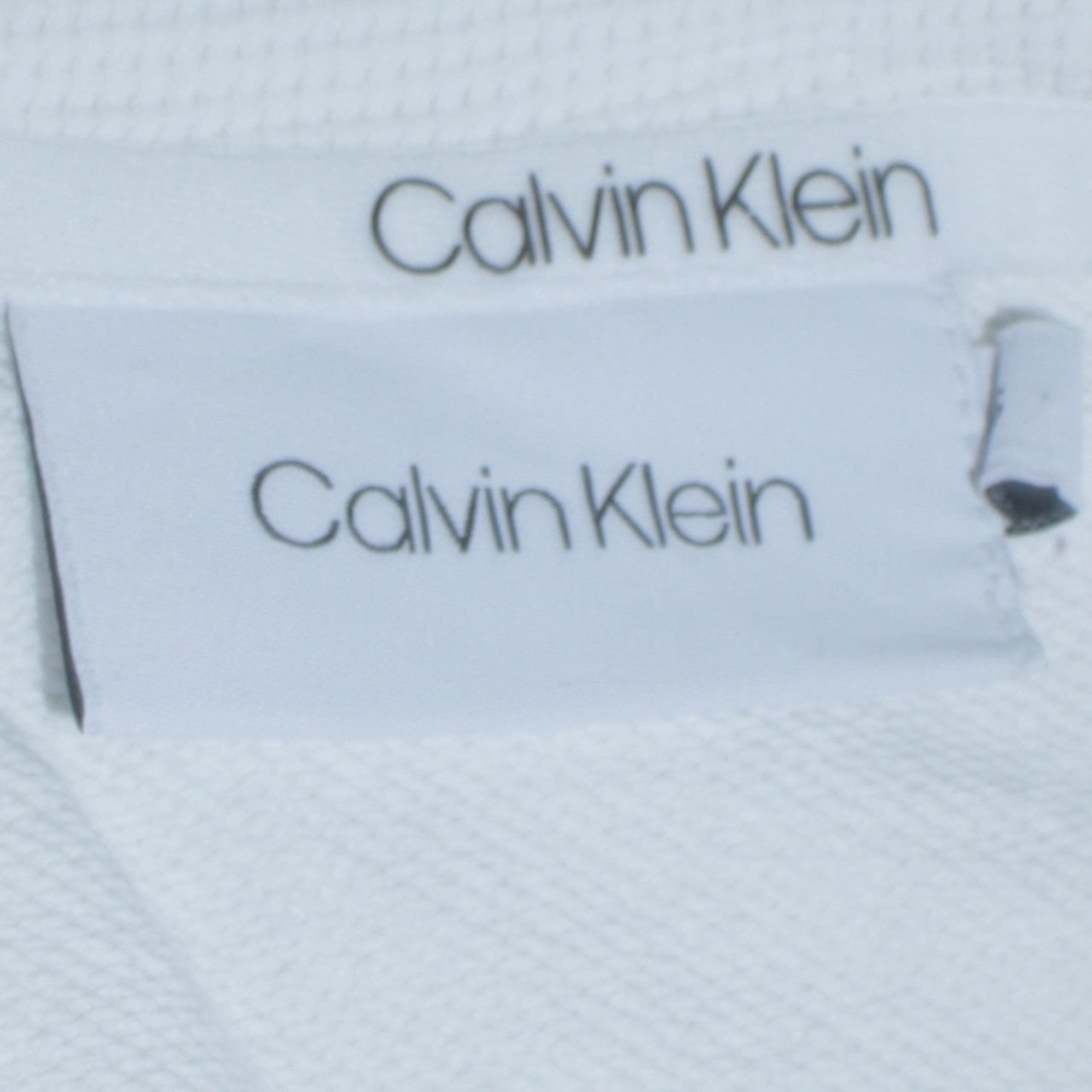 Calvin Klein Men's White Pullover Hoodie Size S