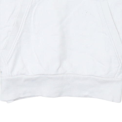 Calvin Klein Men's White Pullover Hoodie Size S