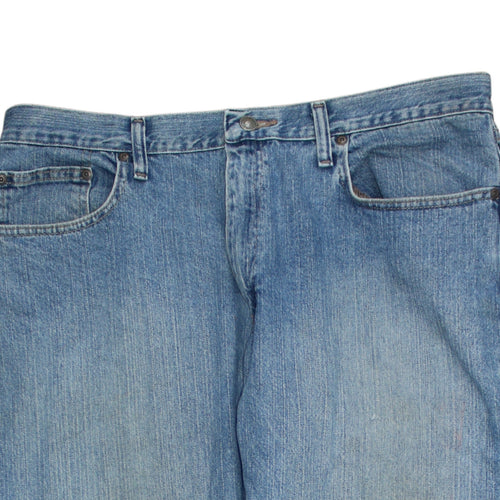 Wrangler Men's Blue Relaxed Straight 38x30 Denim Jeans