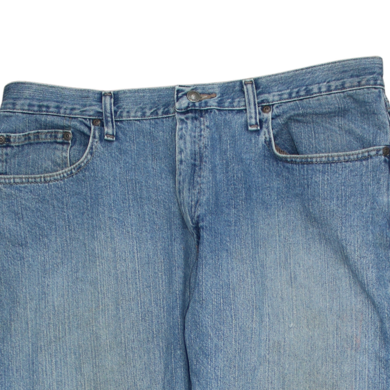 Wrangler Men's Blue Relaxed Straight 38x30 Denim Jeans