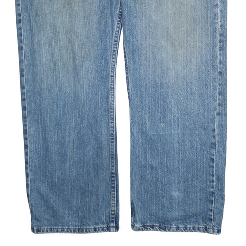 Wrangler Men's Blue Relaxed Straight 38x30 Denim Jeans