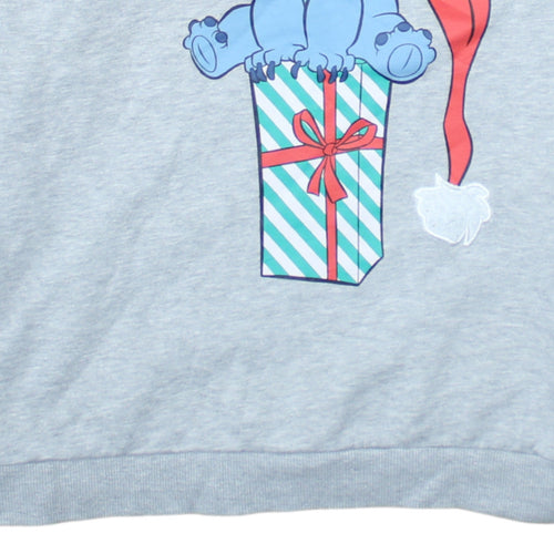 Disney at Primark Girls Grey Stitch Christmas Pullover Sweatshirt 12-13 Yrs