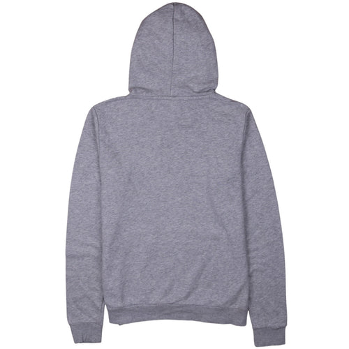 Puma Women Grey Pullover Hoodie Size 10 Logo Casual Sweatshirt