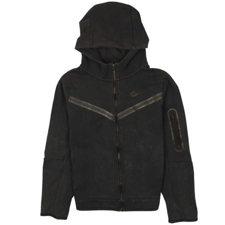 Nike Boys Black Full Zip Hoodie L 147-158cm Standard Fit Sweatshirt