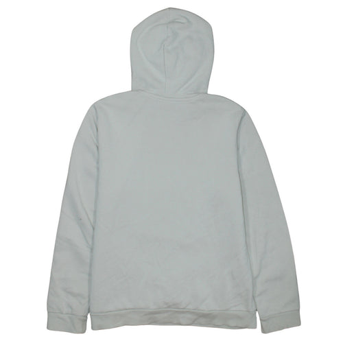 Adidas Women Beige Logo Pullover Hoodie Size L-16/18
