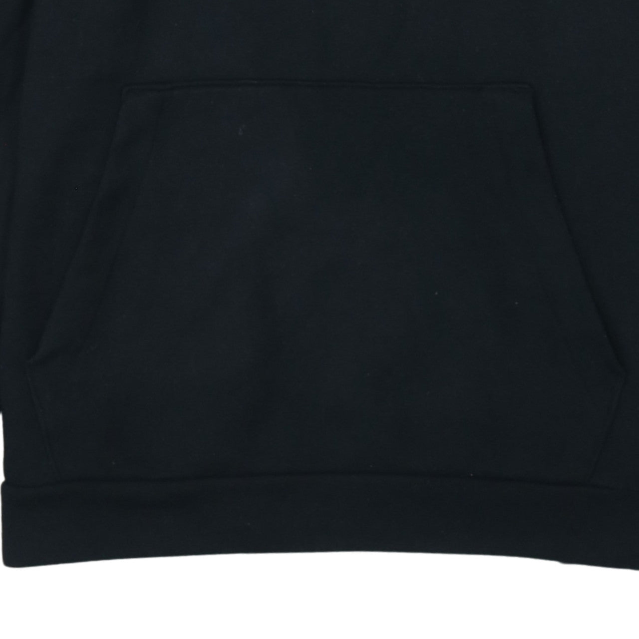 Nike Mens Black Pullover Hoodie Small Logo Graphic Dri-Fit