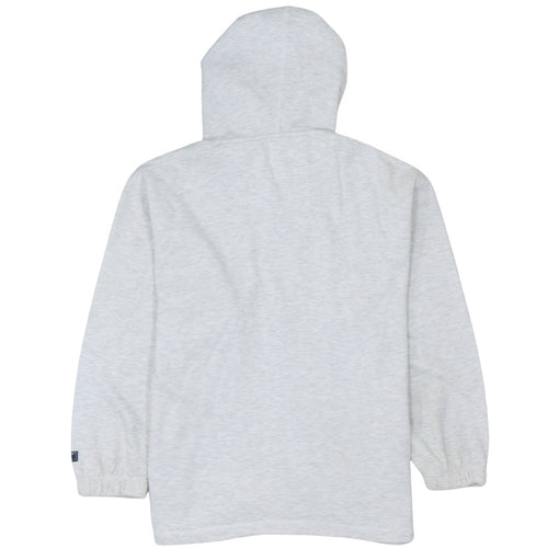Reebok Womens Grey Full Zip Hoodie Size 12 Cotton Essentials