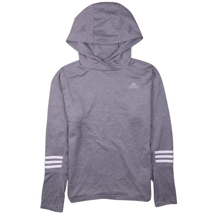 Adidas Womens Grey Pullover Hoodie Small Athletic Casual