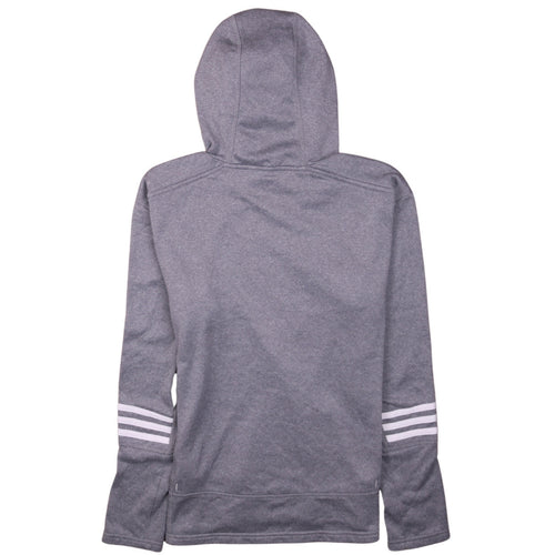 Adidas Womens Grey Pullover Hoodie Small Athletic Casual