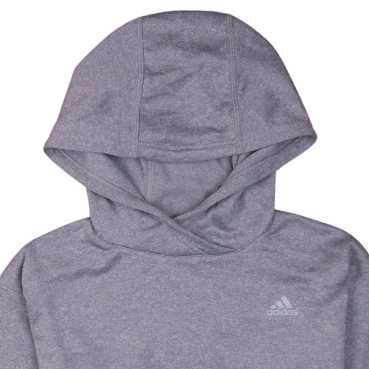 Adidas Womens Grey Pullover Hoodie Small Athletic Casual