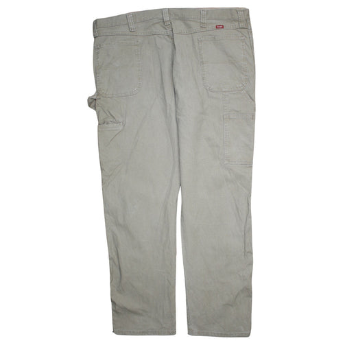 Wrangler Men's Beige Carpenter Workwear Trousers Size 44x32