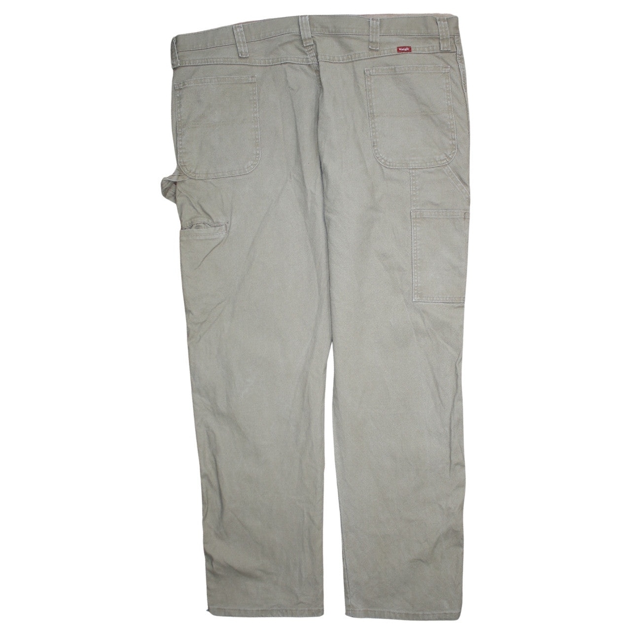 Wrangler Men's Beige Carpenter Workwear Trousers Size 44x32