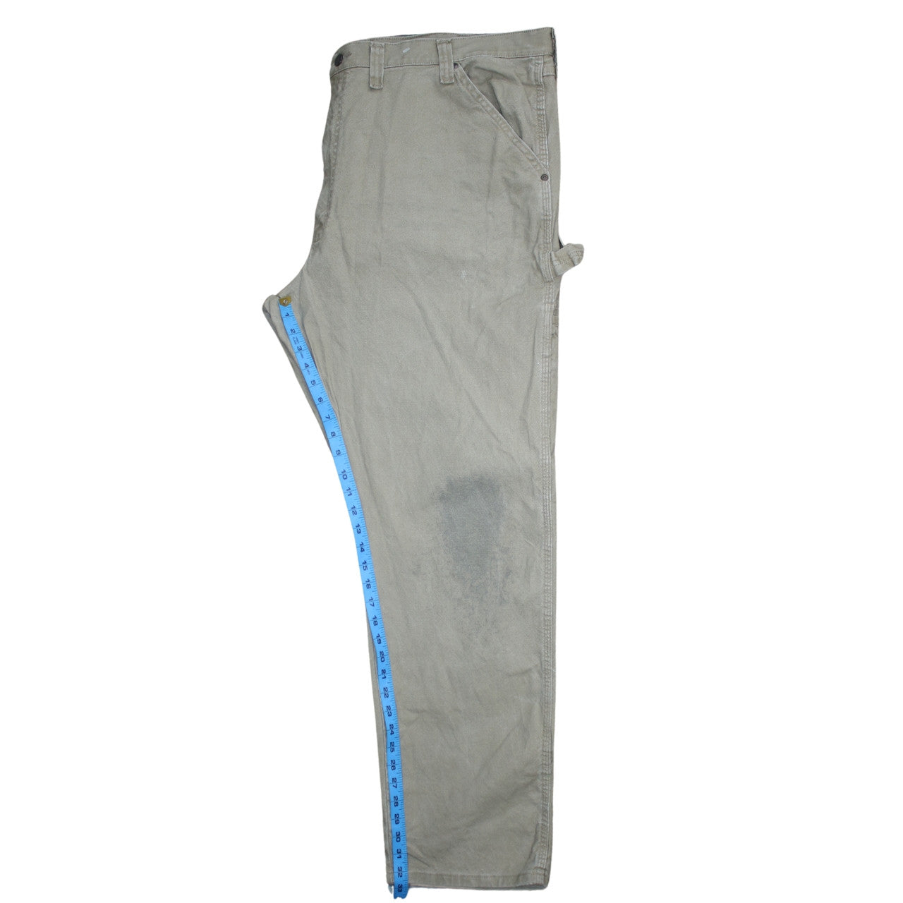 Wrangler Men's Beige Carpenter Workwear Trousers Size 44x32