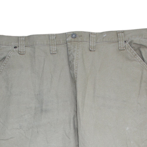 Wrangler Men's Beige Carpenter Workwear Trousers Size 44x32